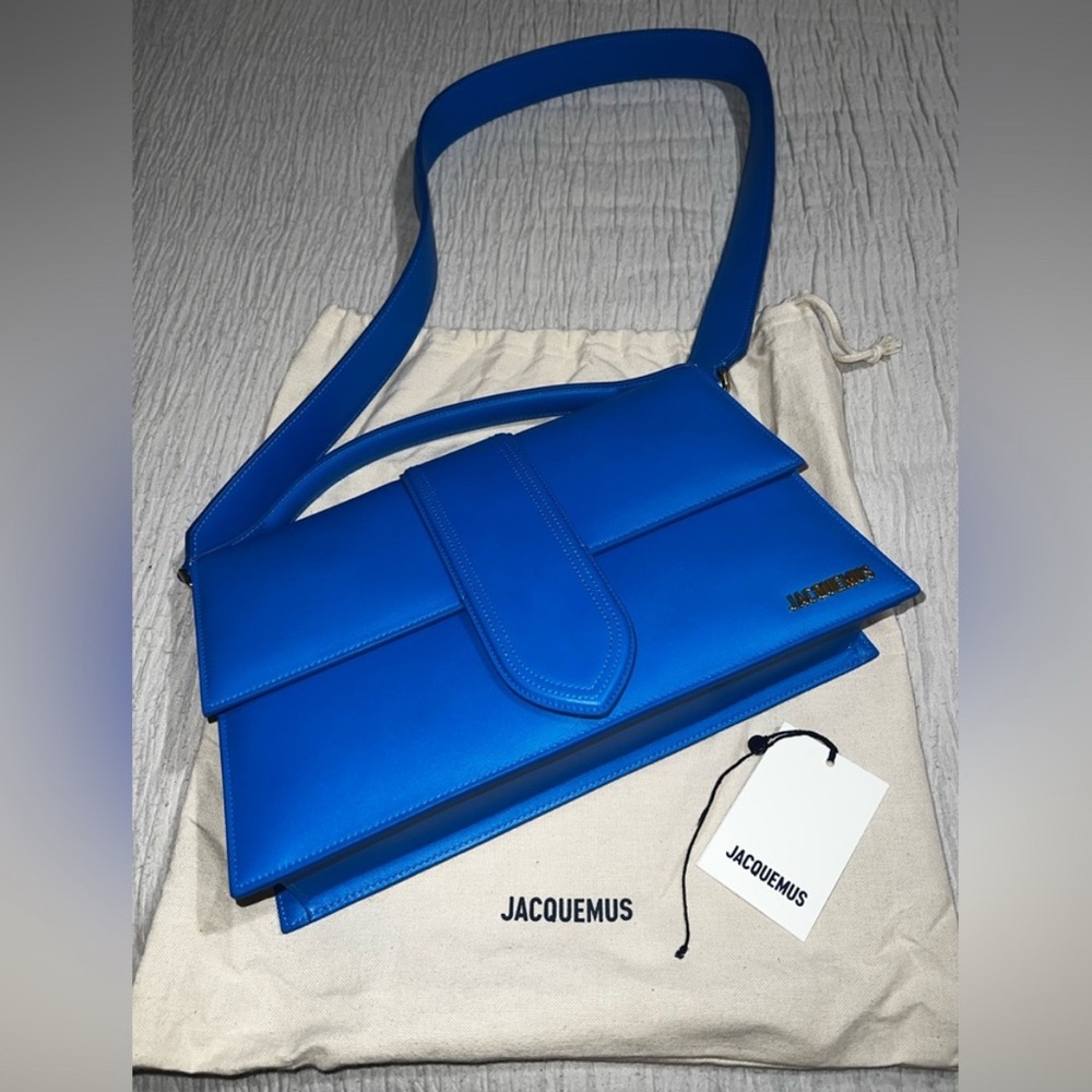Jacquemus Blue Shoulder Bag with Modern Design